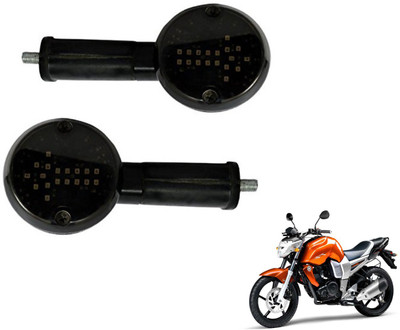 MOCKHE Front, Rear LED Indicator Light for Yamaha FZ16(White)