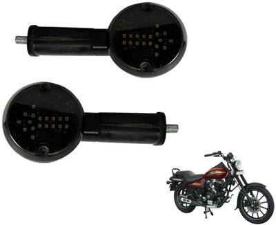 MOCKHE Front, Rear LED Indicator Light for Bajaj Avenger 150(White)