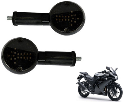MOCKHE Front, Rear LED Indicator Light for Kawasaki Ninja 250(White)
