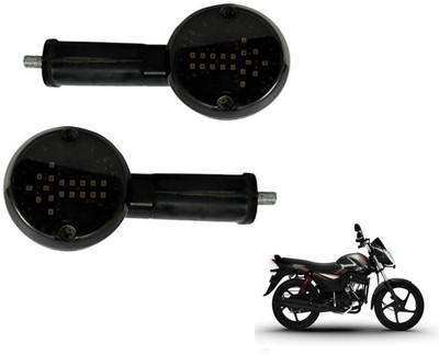 MOCKHE Front, Rear LED Indicator Light for Mahindra Pantero(White)