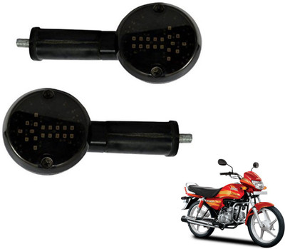 MOCKHE Front, Rear LED Indicator Light for Hero CD deluxe(White)