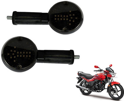 MOCKHE Front, Rear LED Indicator Light for Hero Passion X Pro(White)