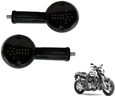MOCKHE Front, Rear LED Indicator Light for Yamaha VMAX(White)