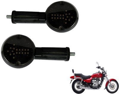 MOCKHE Front, Rear LED Indicator Light for Bajaj Avenger 220 DTS-i(White)