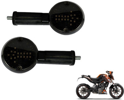 MOCKHE Front, Rear LED Indicator Light for KTM Duke 200(White)