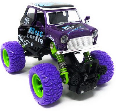 

Jack Royal purple bigfoot butterfly 4*4 diecast pullback car(purple)