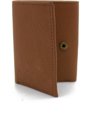 

NIetz Men Tan Genuine Leather Wallet(4 Card Slots)