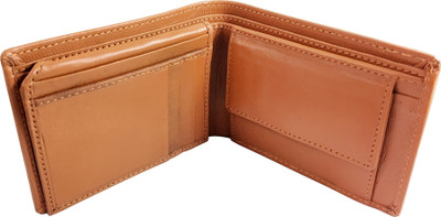 

TnW Men Tan Genuine Leather Wallet(5 Card Slots)