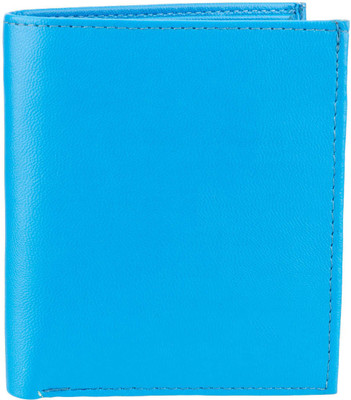 

Hob London Fashion Men Blue Artificial Leather Wallet(2 Card Slots), Light blue