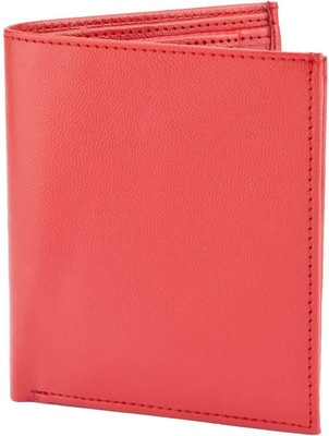 

Hob London Fashion Men Red Artificial Leather Wallet(2 Card Slots)