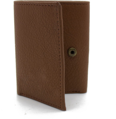 

NIetz Women Casual Tan Genuine Leather Wallet(4 Card Slots)