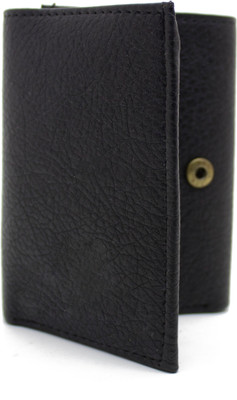 

NIetz Men Black Genuine Leather Wallet(4 Card Slots)