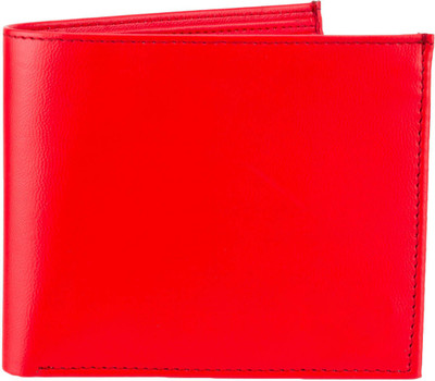 

Hob London Fashion Men Red Artificial Leather Wallet(2 Card Slots), Light red