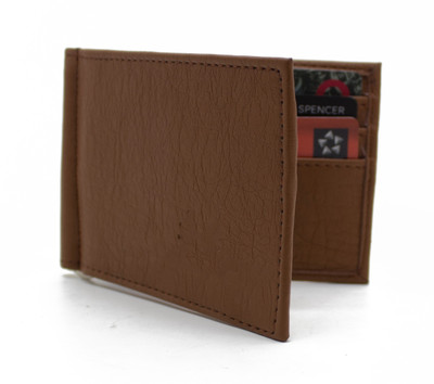 

NIetz Men Tan Genuine Leather Wallet(6 Card Slots)