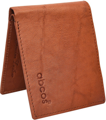 

abcos Men Black, Brown, Tan Genuine Leather Wallet(6 Card Slots)