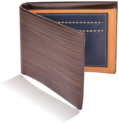 

Shockyfi Men Brown Artificial Leather Wallet(7 Card Slots)