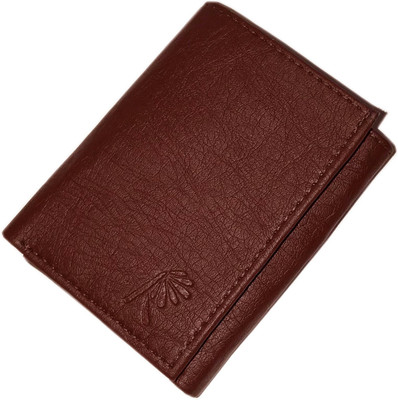 

R Boys Brown Artificial Leather Wallet(7 Card Slots)