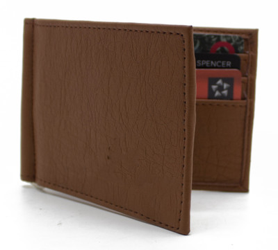

NIetz Men Tan Genuine Leather Wallet(6 Card Slots)