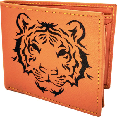 

Naysa Men Tan Genuine Leather Wallet(6 Card Slots)