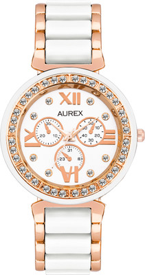 

AUREX AX-LR703-WHC AWESOME WHITE DIAL FOR GIRLS & WOMEN Watch - For Women