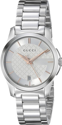

GUCCI Silver10150 Gucci G-Timeless Stainless Steel Bracelet Unisex Watch(Model:YA126523u) Watch - For Men & Women