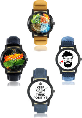 

Bilmo New Stylish Leather Strap Watch1 (8)A Watch - For Men