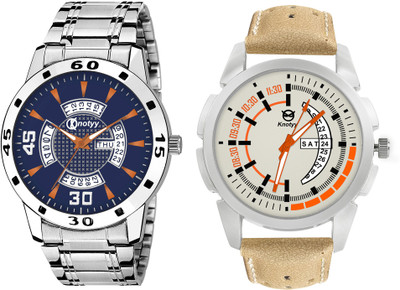 Knotyy KNTYM25-M10 DAy and Date Watch - For Men
