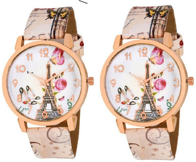 

Miss Perfect Efiil Tower two flower watches combo (2 pack ) for girls Watch - For Girls