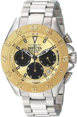 

Invicta gold6151 Invicta Men's 'Speedway' Quartz Gold and Stainless Steel Casual Watch, Color:Silver-Toned (Model: 22398) Watch - For Men