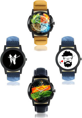 

Bilmo New Stylish Leather Strap Watch1 (13)A Watch - For Men
