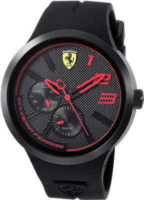 

Ferrari black7054 Scuderia Ferrari Men's 'FXX' Quartz Resin and Silicone Casual Watch, Color:Black (Model: 0830394) Watch - For Men