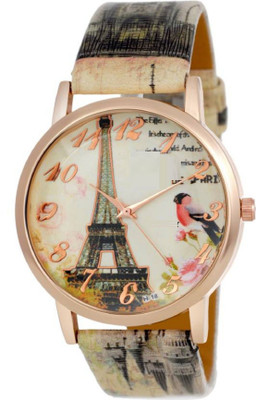 

Miss Perfect Sparrow Effil tower pink watch for women Watch - For Girls