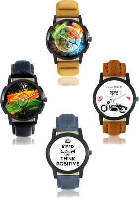 

Bilmo New Stylish Leather Strap Watch1 (9)A Watch - For Men