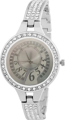 

Montres New Fancy Rich Look Designer Casual Diamond Braselate Men & Women Watch - For Girls