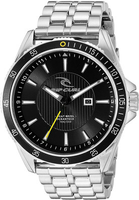 

Rip Curl Black6946 Rip Curl Men's 'DVR-100 SSS' Quartz Stainless Steel Sport Watch, Color:Silver-Toned (Model: A2873-BLK) Watch - For Men