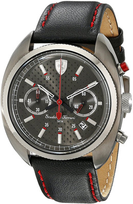 

Ferrari Grey3733 Ferrari Men's 830209 Formula Sportiva Analog Display Quartz Black Watch Hybrid Watch - For Men