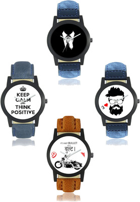 

Bilmo New Stylish Leather Strap Watch1 (3)A Watch - For Men