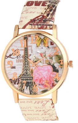 

Miss Perfect Pink rose effill tower watch for women Watch - For Girls