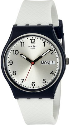

Swatch mulicolor3007 Swatch Men's GN720 Analog Display Quartz White Watch Watch - For Men