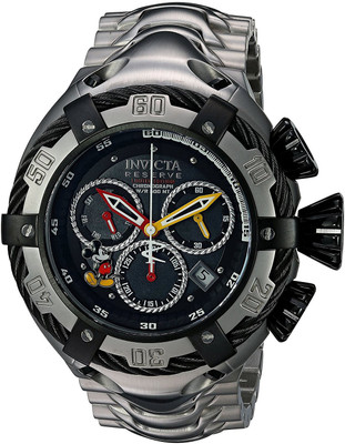 

Invicta Black6250 Invicta Men's 'Disney Limited Edition' Quartz Stainless Steel Casual Watch, Color:Silver-Toned (Model: 24658) Watch - For Men