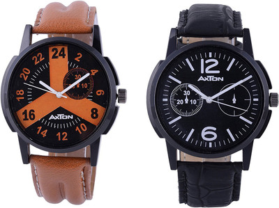 

AXTON AXG-2005 Analog Multicolor Dial Unisex Watch - (Pack of 2) Watch - For Men