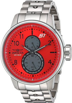 

Invicta red8185 Invicta Men's 'S1 Rally' Quartz Stainless Steel Casual Watch, Color:Silver-Toned (Model: 23061) Watch - For Men