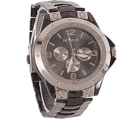 

Rosra Black and Silver Watch - For Men
