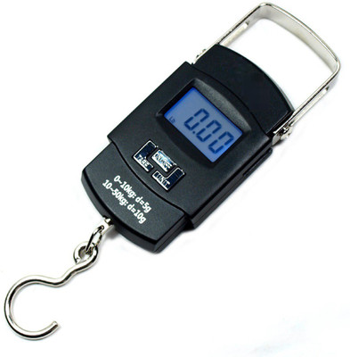 

Perfect shopo A-08 Weighing Scale Digital Heavy Duty Portable, Hook Type with Temp, 50Kg Weighing Scale(Black)