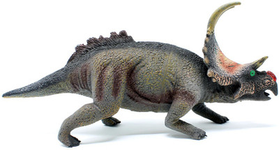 

Tootpado Pachyrhinosaurus Dinosaur Toy 7 Inch - (1TNG71) - Big Realistically Detailed Animal Figure(Brown)