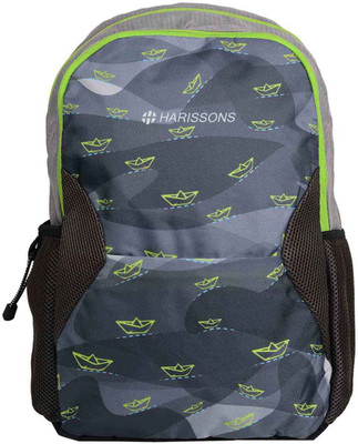 Harissons Boat 22 L Backpack(Grey, Green), Green;light grey