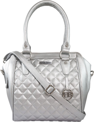 

FLYING BERRY Womens Hand Bag Waterproof Shoulder Bag(Silver, 5 L)