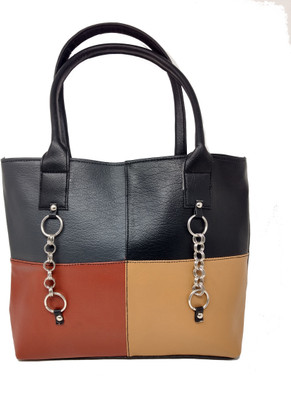 

SM Shopper Women Casual, Formal, Evening/Party Leatherette Bag/Capsol-Dark-brown, Black Shoulder Bag(Black, 5 L)