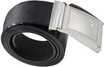 

Faynci Men Casual Black Synthetic Belt