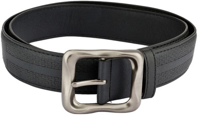 

Hob London Fashion Men Black Texas Leatherite Belt